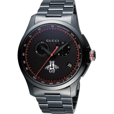 gucci g-timeless chronograph stainless steel men& 39|gucci watches for men uk.